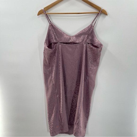 LASCANA Purple on Purple Leopard Print Sexy Lingerie Nighty Size 8 - Picture 5 of 8